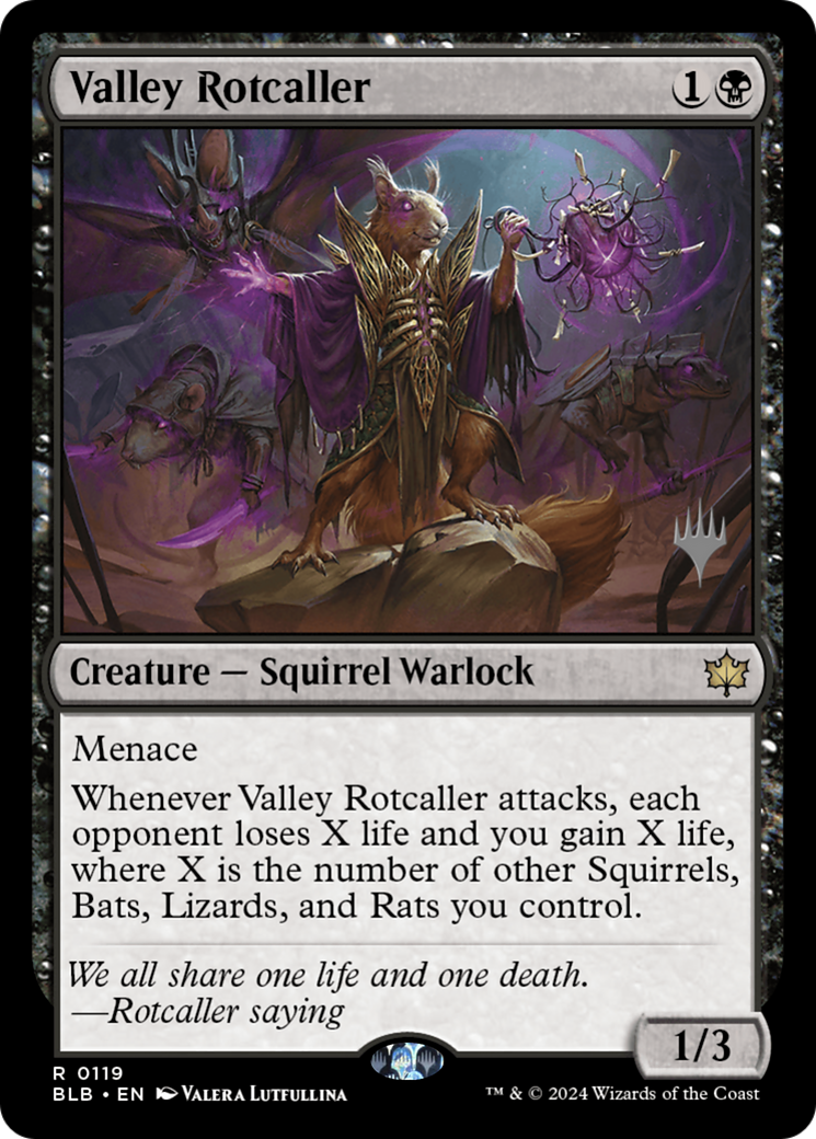 Valley Rotcaller (PPBLB-119P) [Bloomburrow Promos] Foil