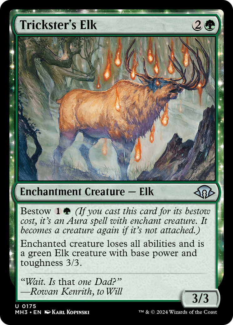 Trickster's Elk (MH3-175) [Modern Horizons 3]: (enchantment) Foil