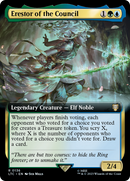Erestor of the Council (LTC-136) [Tales of Middle-earth Commander]: (Extended Art) Foil