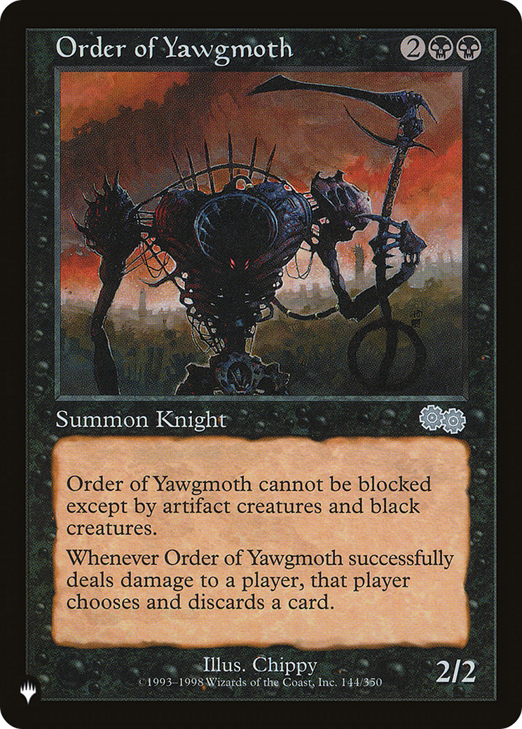 Order of Yawgmoth (LIST-USG-144) [The List]