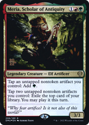 Meria, Scholar of Antiquity (PRE-206S) [Dominaria United Promos] Foil