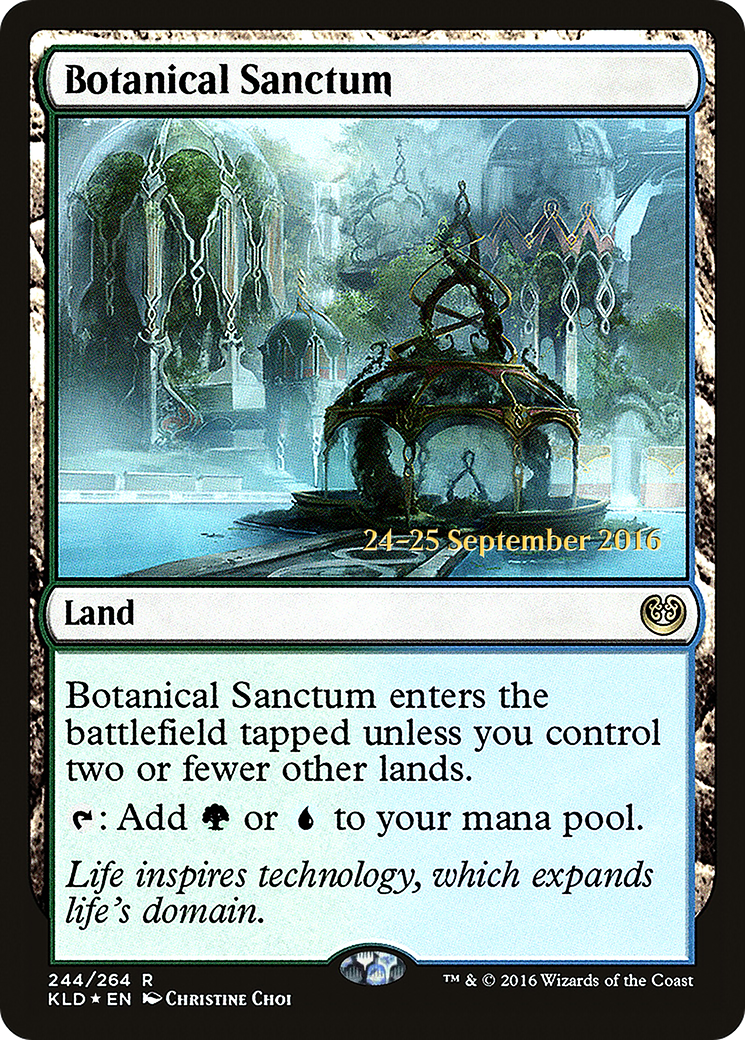 Botanical Sanctum (PRE-244S) [Kaladesh Promos] Foil