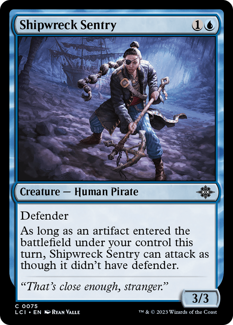 Shipwreck Sentry (LCI-075) [The Lost Caverns of Ixalan] Foil