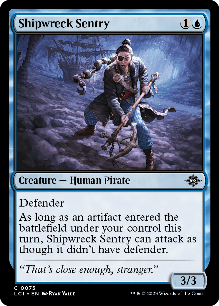 Shipwreck Sentry (LCI-075) [The Lost Caverns of Ixalan]