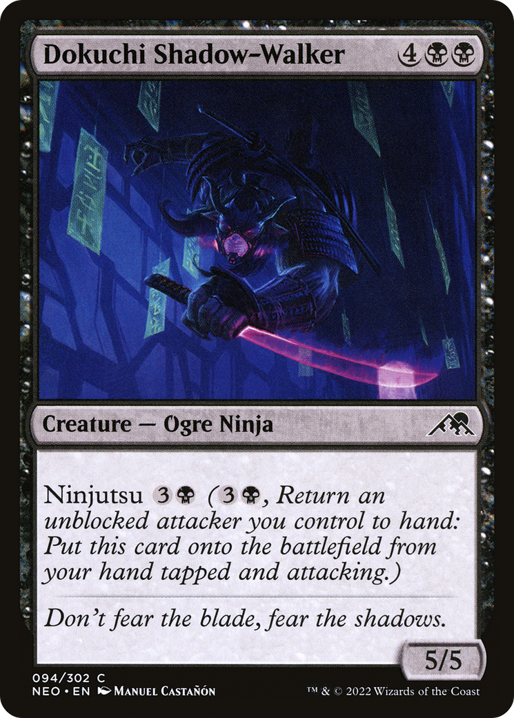 Dokuchi Shadow-Walker (NEO-094) [Kamigawa: Neon Dynasty]