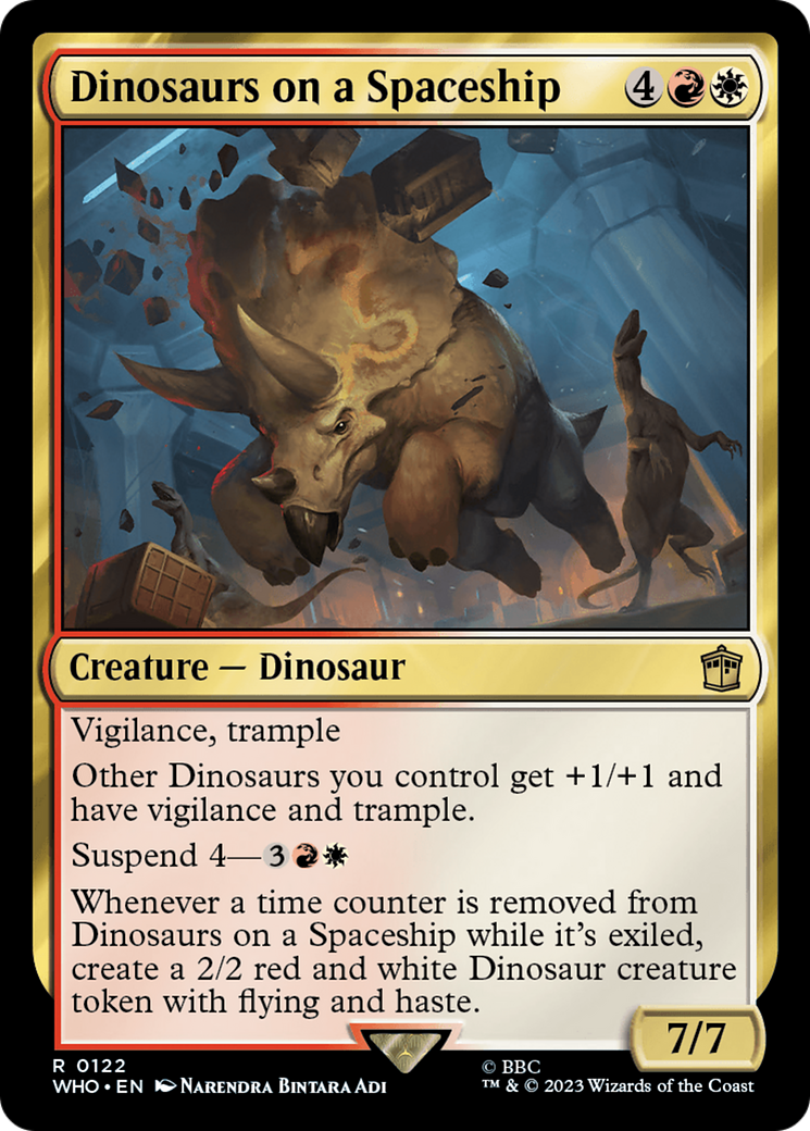 Dinosaurs on a Spaceship (WHO-122) [Doctor Who]