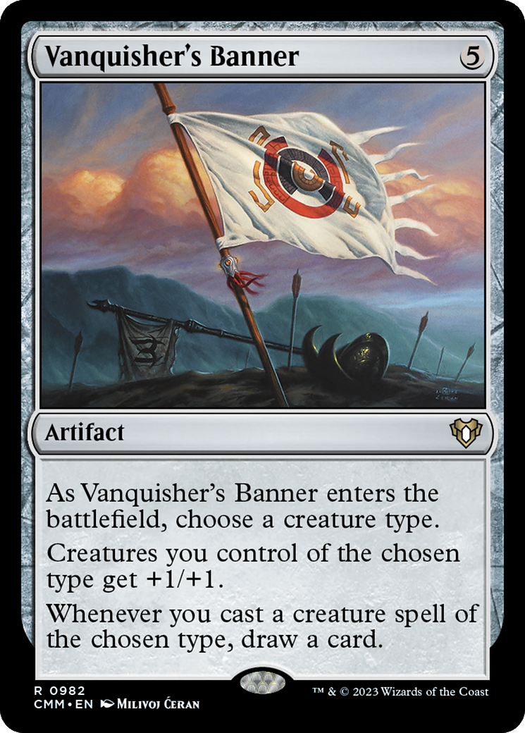 Vanquisher's Banner (CMM-982) [Commander Masters]