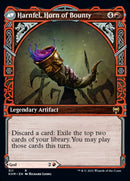 Birgi, God of Storytelling // Harnfel, Horn of Bounty (KHM-311) [Kaldheim]: (Showcase) Foil