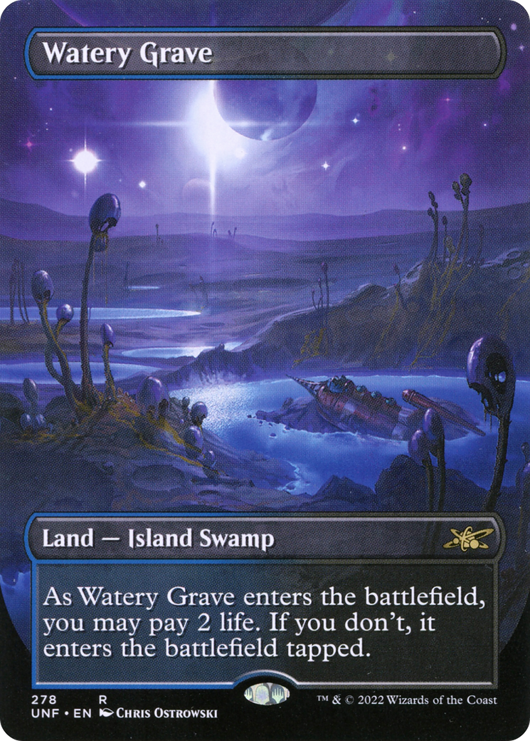 Watery Grave (Borderless) (UNF-278) [Unfinity]
