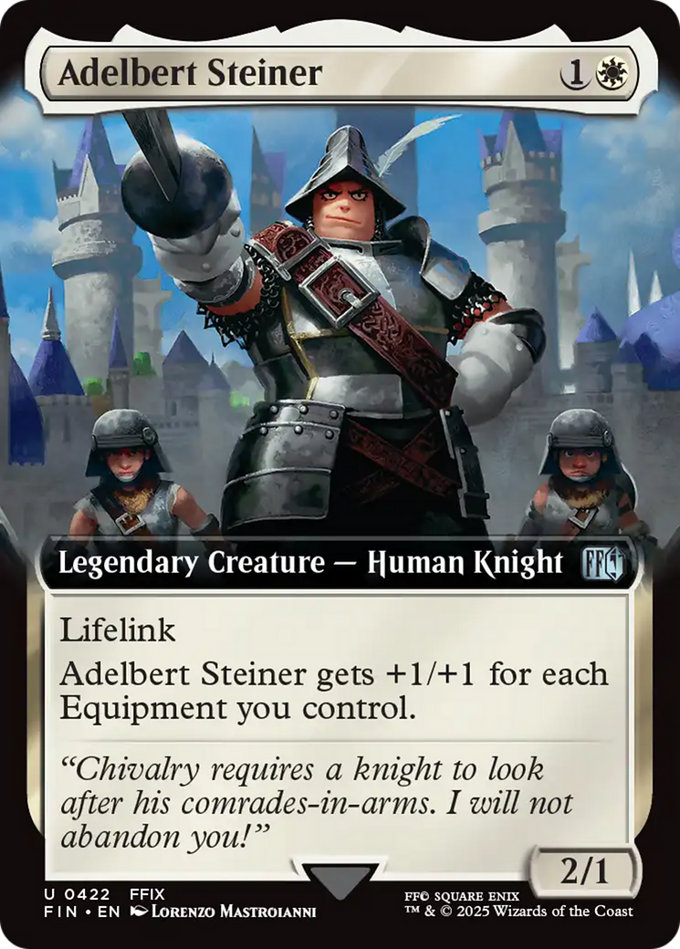 Adelbert Steiner (Extended Art) (FIN-422) [FINAL FANTASY]: (Extended Art) Foil