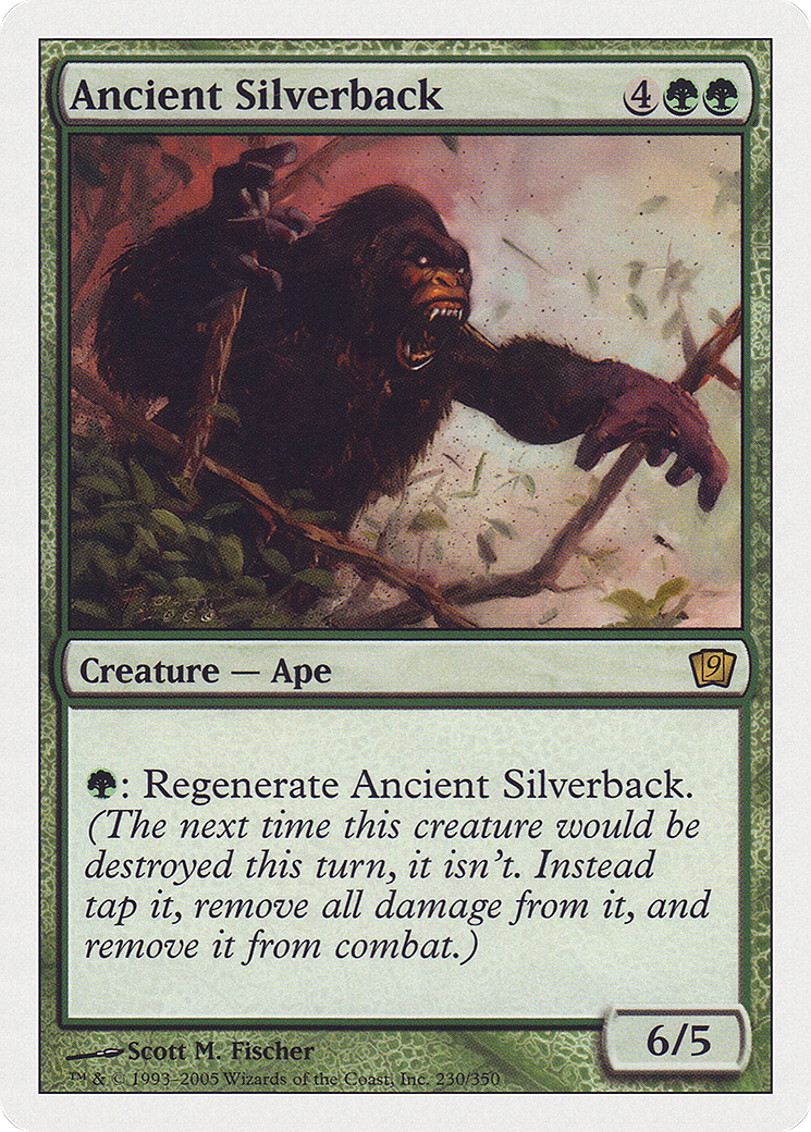 Ancient Silverback (9ED-230) [Ninth Edition] Foil