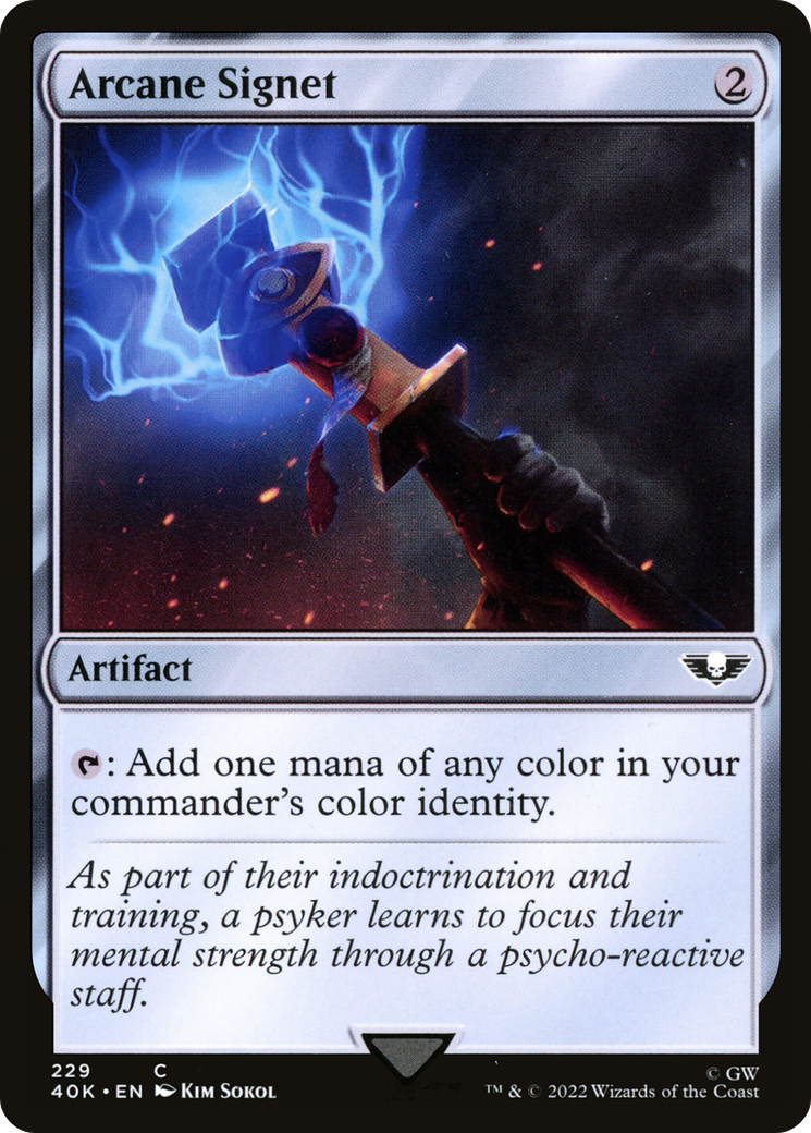 Arcane Signet (40K-229) [Warhammer 40,000 Commander]