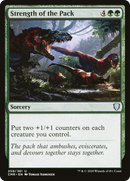 Strength of the Pack (CMR-259) [Commander Legends] Foil