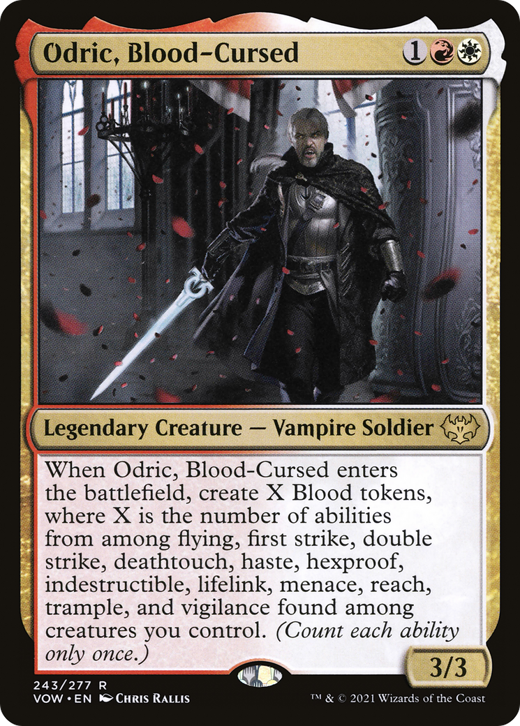 Odric, Blood-Cursed (VOW-243) [Innistrad: Crimson Vow]