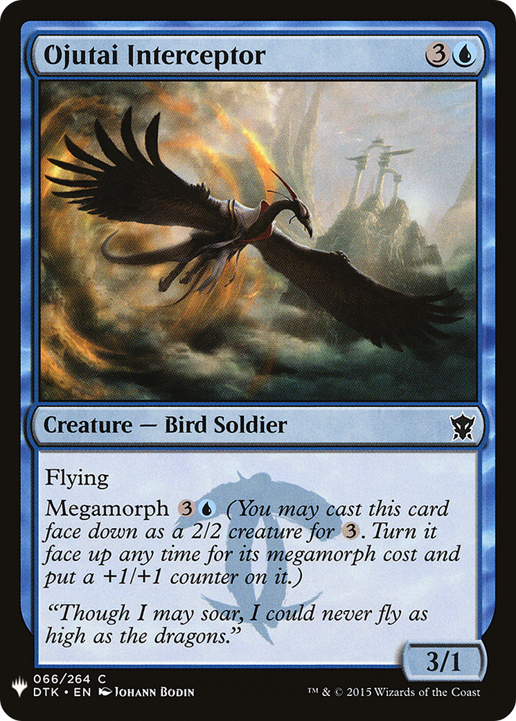 Ojutai Interceptor (LIST-DTK-66) [The List]