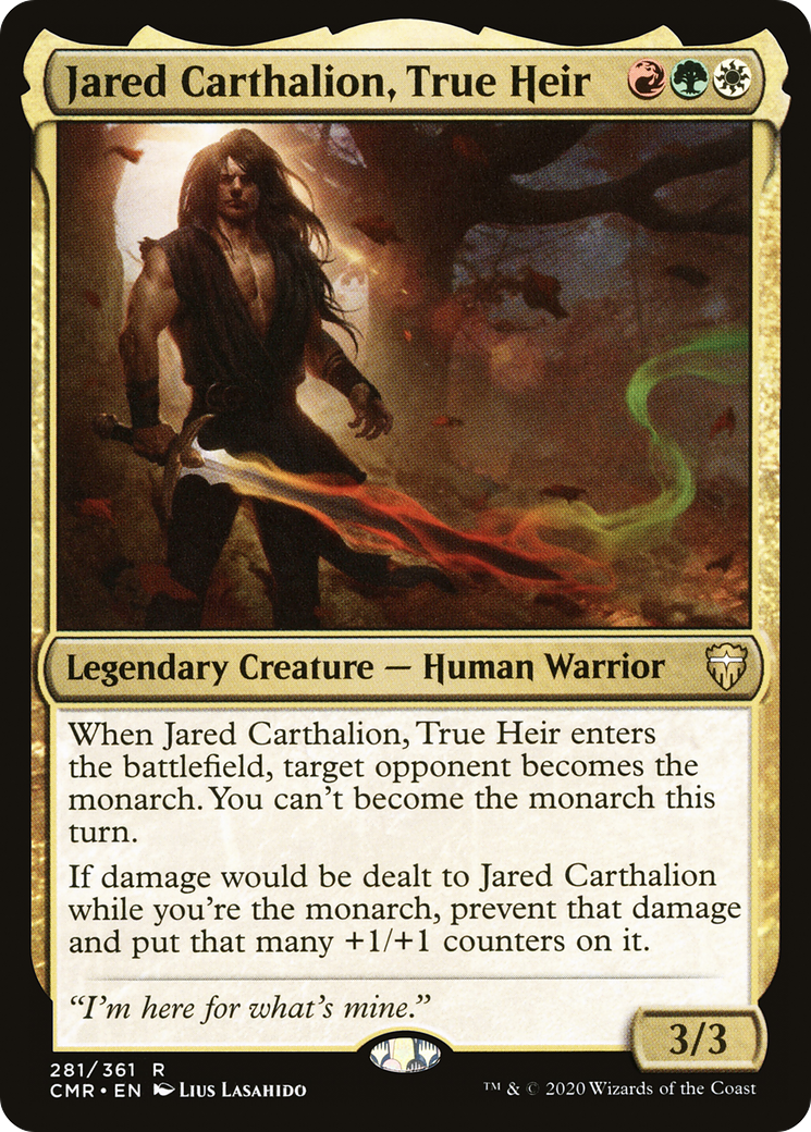 Jared Carthalion, True Heir (CMR-281) [Commander Legends]