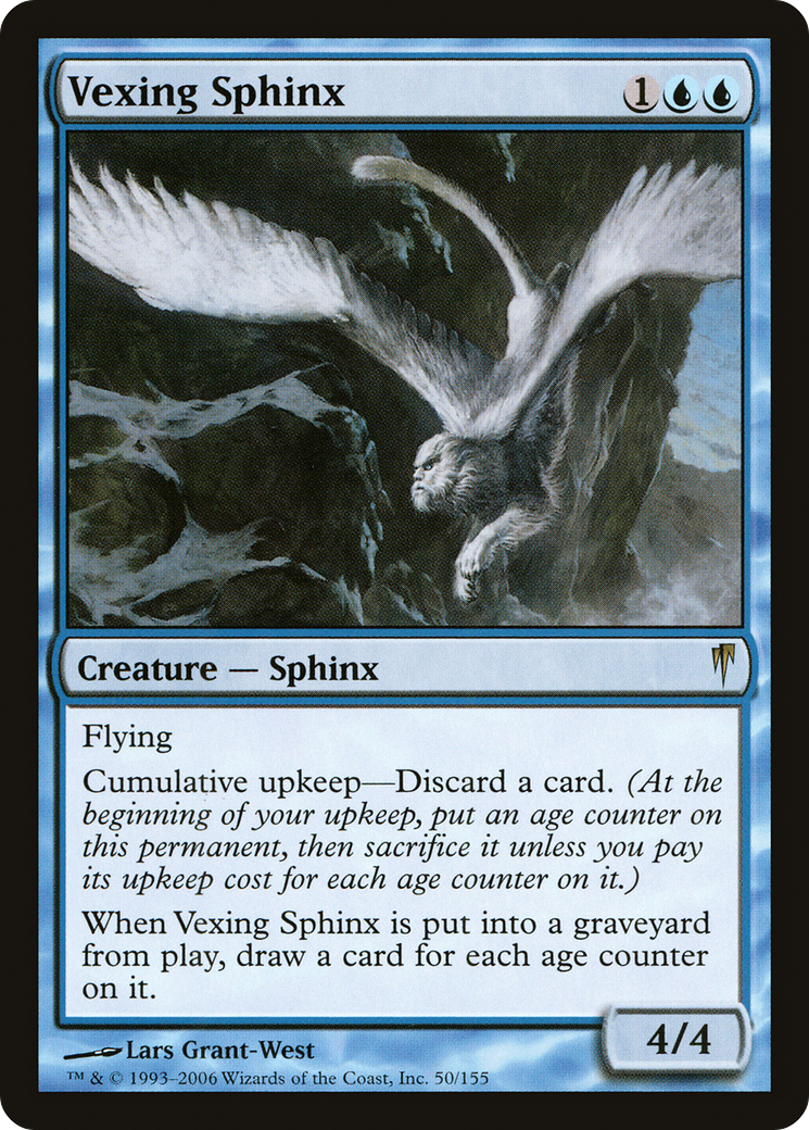 Vexing Sphinx (CSP-050) [Coldsnap] Foil
