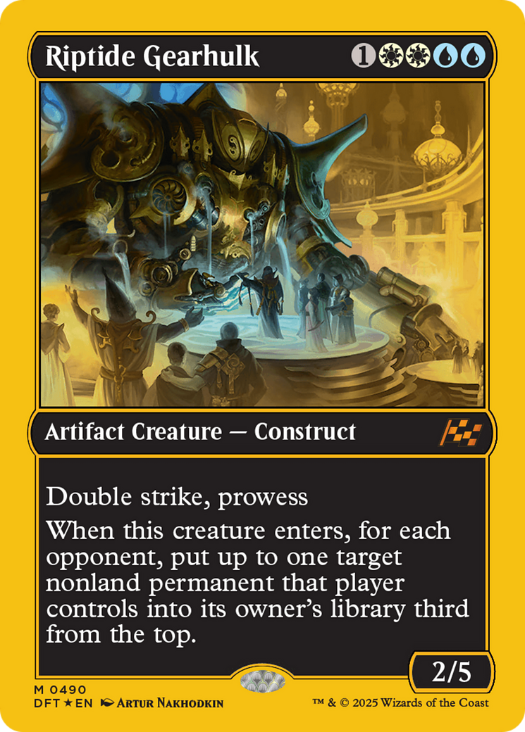 Riptide Gearhulk (DFT-490) [Aetherdrift] Foil
