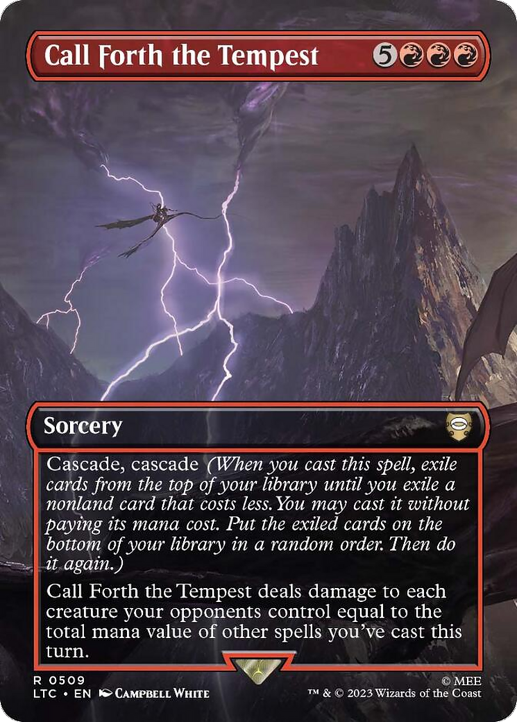 Call Forth the Tempest (Borderless) (LTC-509) [Tales of Middle-earth Commander] (Borderless)