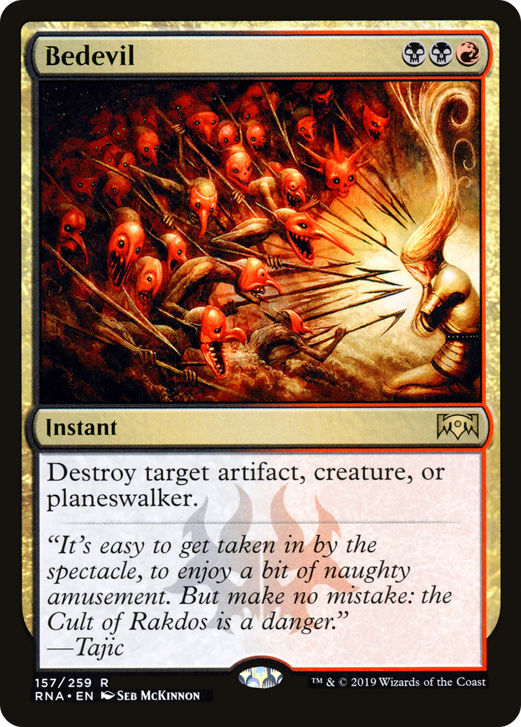 Bedevil (RNA-157) [Ravnica Allegiance]