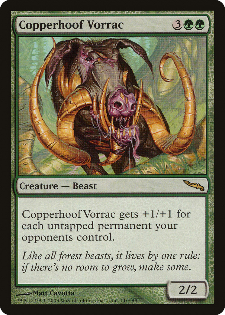 Copperhoof Vorrac (MRD-116) [Mirrodin]