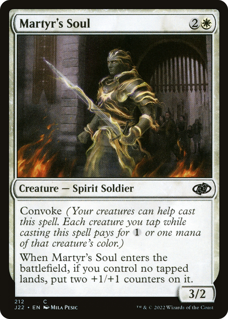 Martyr's Soul (J22-212) [Jumpstart 2022]