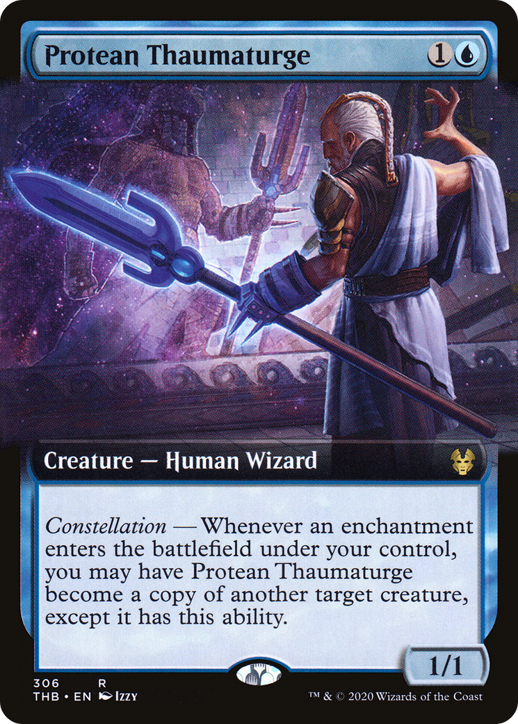 Protean Thaumaturge (Extended Art) (THB-306) [Theros Beyond Death]