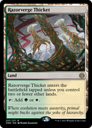 Razorverge Thicket (PPONE-257P) [Phyrexia: All Will Be One Promos] Foil