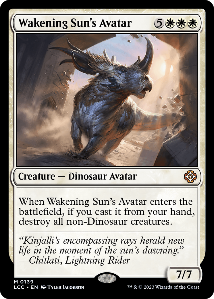 Wakening Sun's Avatar (LCC-139) [The Lost Caverns of Ixalan Commander]