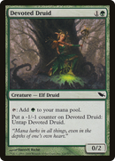 Devoted Druid (SHM-110) [Shadowmoor] Foil