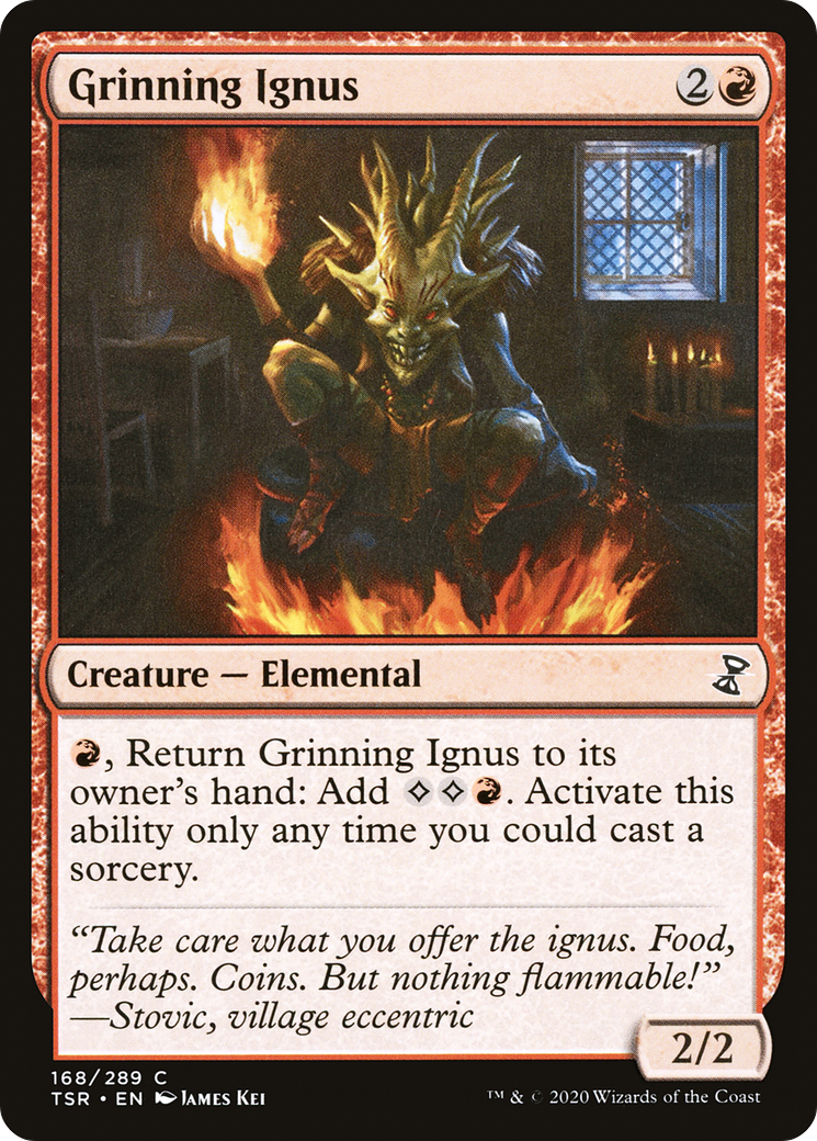 Grinning Ignus (TSR-168) [Time Spiral Remastered] Foil