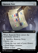 Ransom Note (MKC-357) [Murders at Karlov Manor Commander]: (Extended Art)