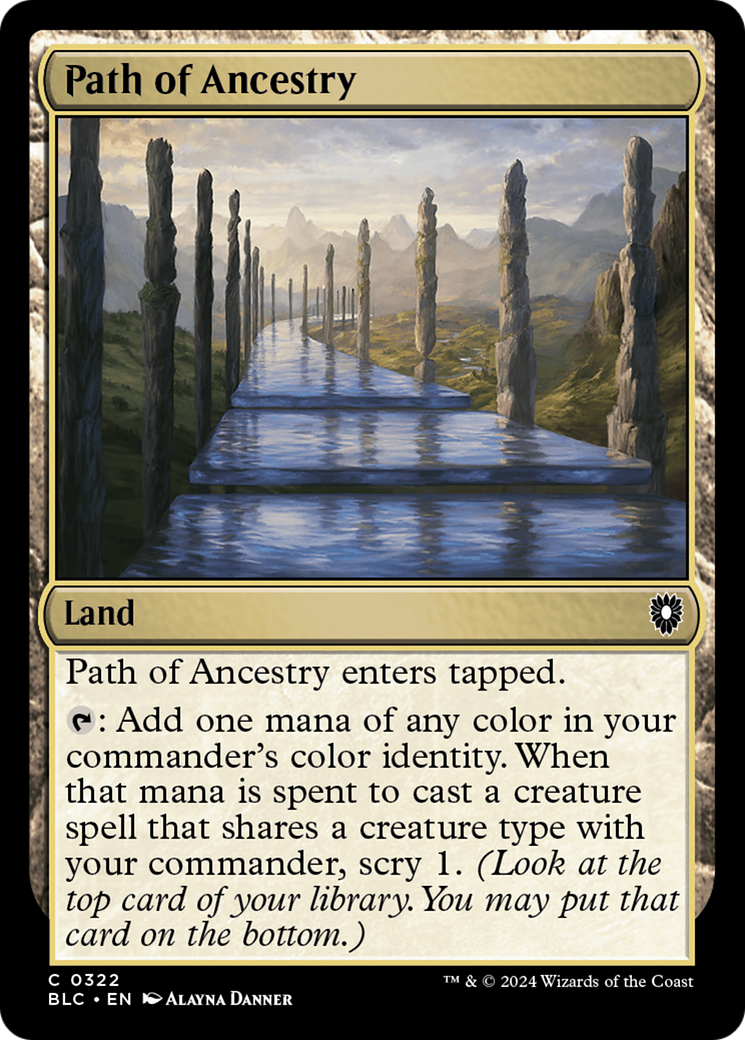 Path of Ancestry (BLC-322) [Bloomburrow Commander]