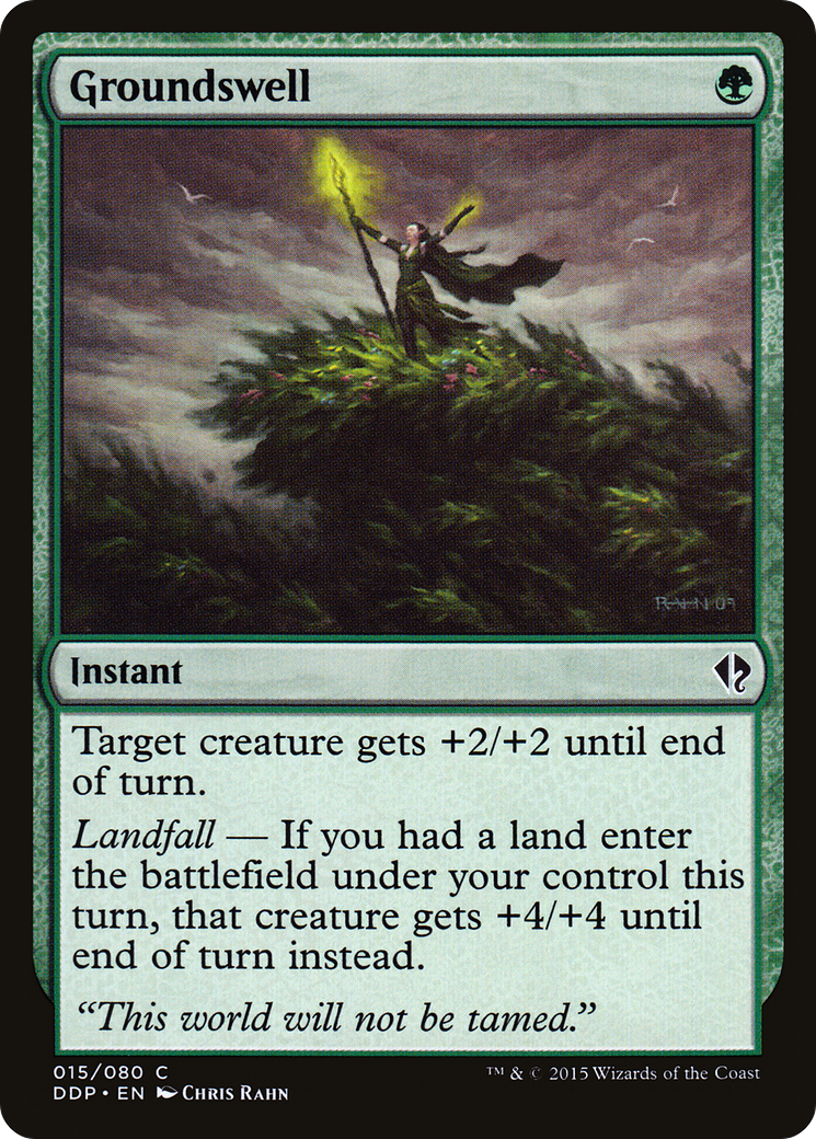 Groundswell (DDP-015) [Duel Decks: Zendikar vs. Eldrazi]