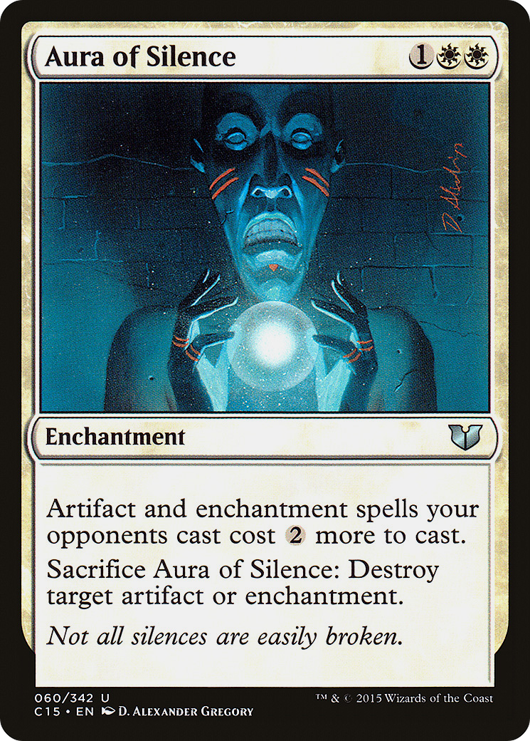 Aura of Silence (C15-060) [Commander 2015]
