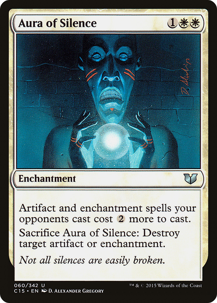 Aura of Silence (C15-060) [Commander 2015]