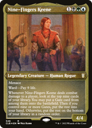 Nine-Fingers Keene (CLB-546) [Commander Legends: Battle for Baldur's Gate] Etched Foil