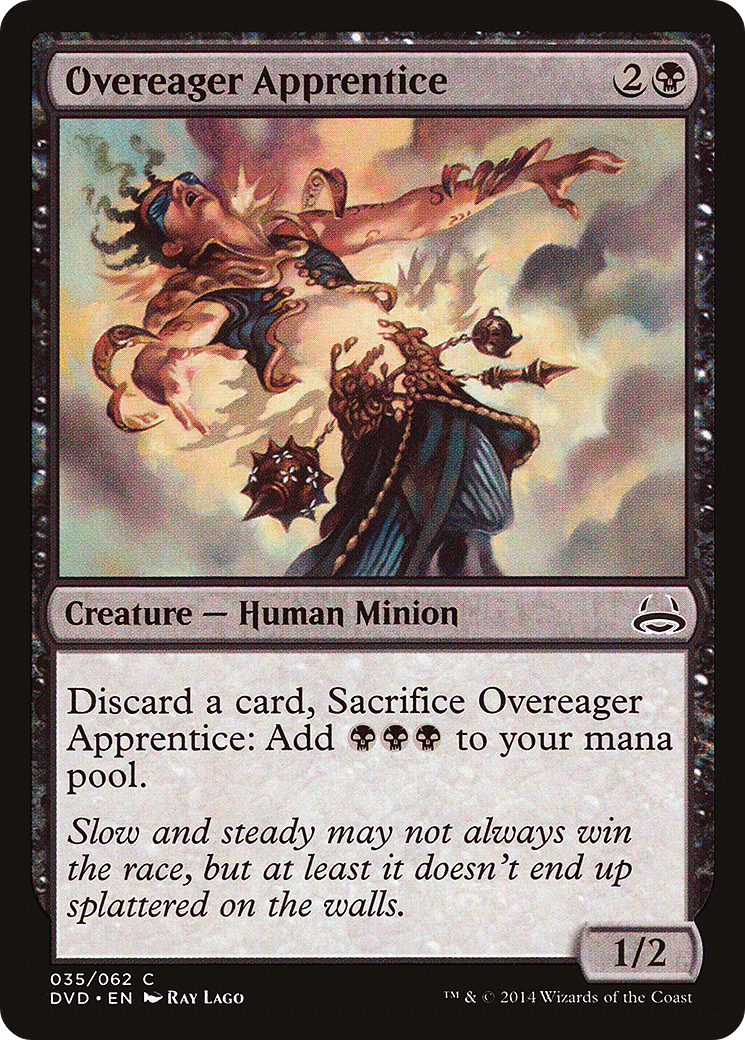 Overeager Apprentice (DD3-035) [Duel Decks Anthology: Divine vs. Demonic]