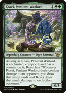 Kosei, Penitent Warlord (NEC-026) [Neon Dynasty Commander]
