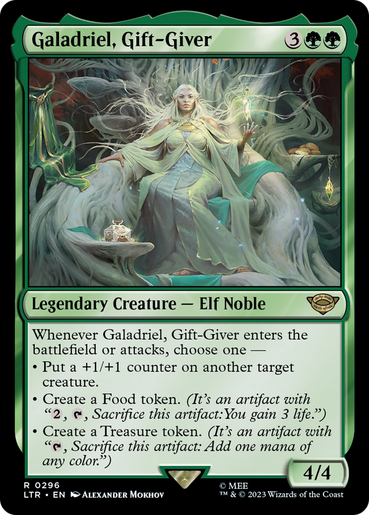 Galadriel, Gift-Giver (LTR-296) [The Lord of the Rings: Tales of Middle-earth] Foil
