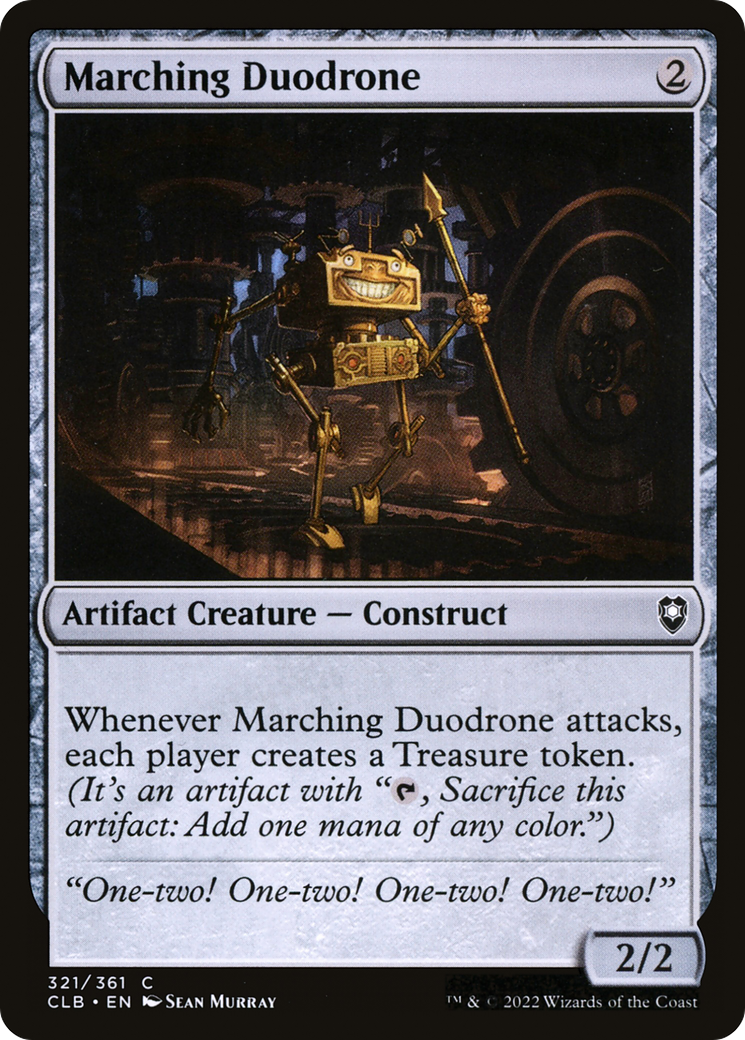 Marching Duodrone (CLB-321) [Commander Legends: Battle for Baldur's Gate] Foil
