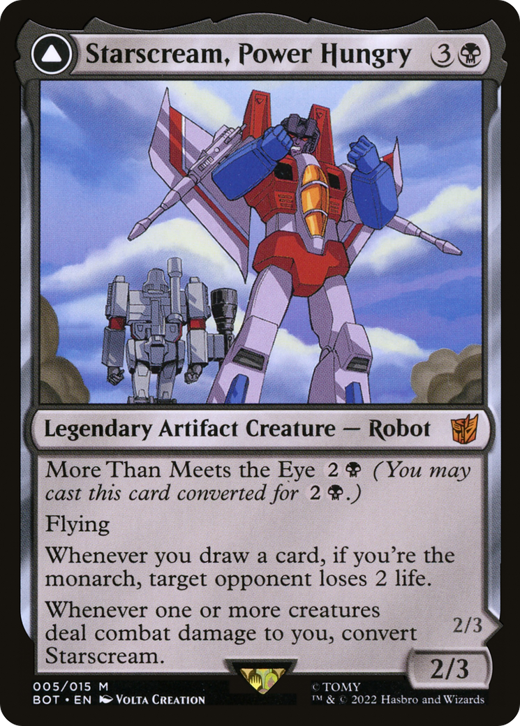 Starscream, Power Hungry (BOT-005) [Transformers]