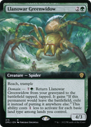 Llanowar Greenwidow (Extended Art) (DMU-415) [Dominaria United]