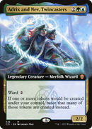 Adrix and Nev, Twincasters (Extended Art) (C21-336) [Commander 2021]