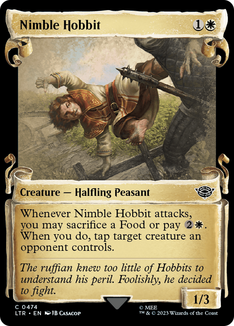 Nimble Hobbit (Showcase Scrolls) (LTR-474) [The Lord of the Rings: Tales of Middle-earth]