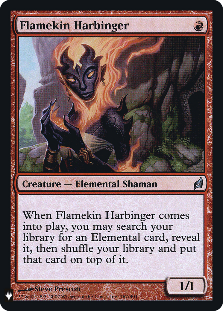 Flamekin Harbinger (LIST-LRW-167) [The List] Foil