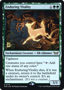 Enduring Vitality (PRE-176S) [Duskmourn: House of Horror Promos]: (enchantment) Foil