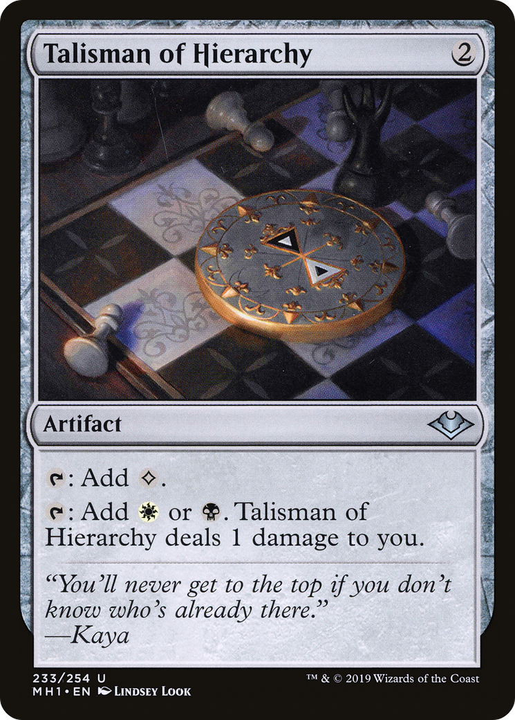 Talisman of Hierarchy (MH1-233) [Modern Horizons]