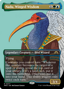 Nadu, Winged Wisdom (MH3-377) [Modern Horizons 3] (Borderless) Foil