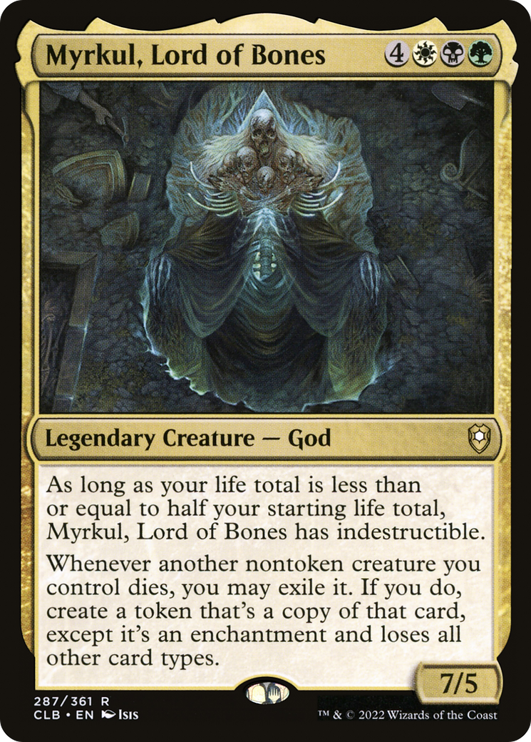 Myrkul, Lord of Bones (CLB-287) [Commander Legends: Battle for Baldur's Gate]